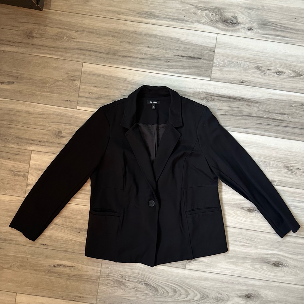Black Torrid Blazer Jacket - image 1